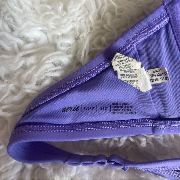 Aerie Purple Bikini Top - Picture 3 of 3
